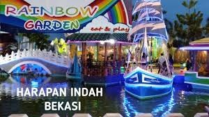 Obyek wisata tersebut pada awalnya digunakan untuk berolahraga pagi. Rainbow Garden Harapan Indah Tempat Wisata Anak Anak Dan Keluarga Di Bekasi Youtube