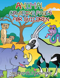 Jungle animals coloring pages] 14. Animal Coloring Pages For Children Zoo Animals And More Publishing Llc Speedy 9781631870088 Amazon Com Books
