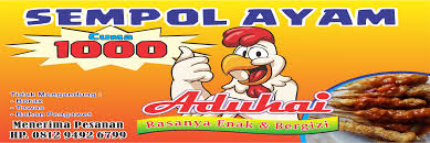 Banner spanduk ayam geprek cdr. Sempol Ayam Aduhai Home Facebook
