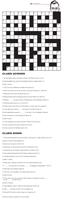 New york times daily crossword puzzle is one of the oldest crosswords in the united states and this site will help you solve any of the crossword clues you are stuck and cannot seem to find. Time To Test Your Musical Knowledge With The Weekly Nme Crossword