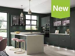 Chester Forest Green Wickes Co Uk Green Kitchen Kitchen Room Design Kitchen Design Small