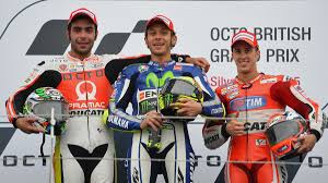 Valentino Rossi Beats Danilo Petrucci To Win Wet British Motogp Eurosport