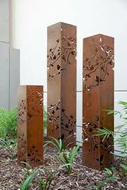 Garden Lighting Metal Garden Art Backyard Lighting Garden Art
