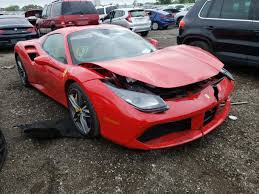 Ferrari nu mai are in prezent contract cu forza rossa. Ferrari 488 Used Damaged Cars For Sale A Better Bid