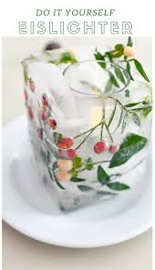 Winter Deko Fur Minusgrade Diy Eislichter Mit Naturmaterialien Fur Garten Und Balkon Sinnenrausch Der Kreative Diy Blog Fur Wohnsinnige Und Selbermacher In 2020 Naturmaterialien Winterdekorationen Deko