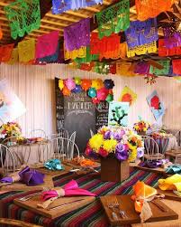 Decoracion En Colores Mexicanos Para Fiestas Infantiles Y De Adultos