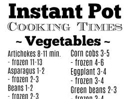 Pressure Cooker Time Chart The Typical Mom