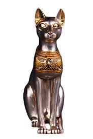 One name is for when she is a cat and the other is when she is a human, but im not sure which is which sorry maybe you can help. Egyptian Cat Of Goddess Bastet Statue For Sale The Ancient Home