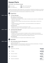 It Manager Resume Example Template Concept In 2020 Teacher Resume Examples Resume Examples Accountant Resume
