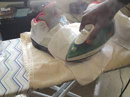 Wrap up the wrapping paper. How To Uncrease Your Sneakers 11 Steps With Pictures Instructables