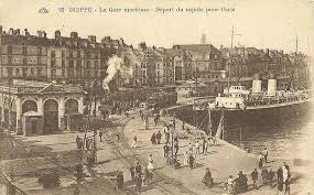 Gare Du Maritime Dieppe France 1900 Paris Skyline Skyline Paris