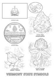 Vermont State Symbols Coloring Page From Vermont Category Select From 24661 Printable Crafts Of Cartoons State Symbols Bird Coloring Pages Flag Coloring Pages