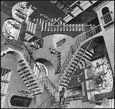 The Art Of The Impossible Mc Escher And Me Escher The Alchemist Of Impossible Architectures Escher Art Optical Illusions Art Illusion Art