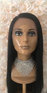 Straight Lace Front Wig, 100% Premium Synthetic Fiber, Heat Safe, Alopecia,  Chemo, Cosplay, 13x6 HD Lace Frontal, Natural, Black