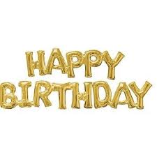 These Beautiful Gold Happy Birthday Balloon Banner Is The Perfect Decor For Happy Birthday Balloons Happy Birthday Foil Balloons Happy Birthday Balloon Banner