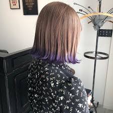 ヘアアンドメイクグルックさんはinstagramを利用しています 裾カラーの外ハネスタイル w 可愛い 濃いめにパープル入れてます 裾カラー パープル パープルカラー ライラック マニパニライラック マニパニ紫 マニパニ 伊勢崎美容室 グルック gluck h