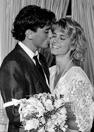 Olivia Newton John And Then Husband Matt Lattanzi On Their Wedding Day