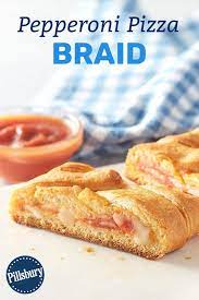 Pepperoni Pizza Braid Recipe Savoury Food Crescent Sheet Recipes Food