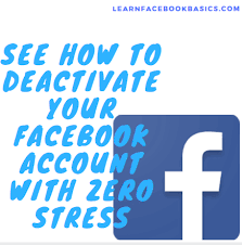 See How To Deactivate Your Facebook Account With Zero Stress Facebook Help Center Deactivate Facebook Stress