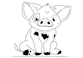 And subscribe share your drawings with me on instagram: Learn How To Draw Pua From Moana Moana Step By Step Drawing Tutorials