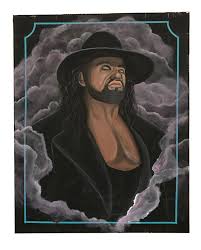 His early persona always carried an urn giving him special powers while his later persona was a biker. My Girlfriend Is Painting This Undertaker On Canvas Any Thoughts Squaredcircle