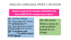 A guide on how to answer question 5 of paper 1 in the aqa gcse english language exam. Aqa English Language Paper One Practice Ppt Download