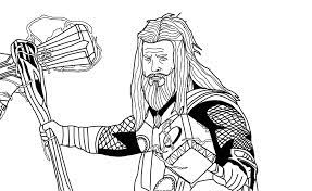 Check out marvel's latest news, articles, blog posts, and press on the official site of marvel entertainment! Thor Endgame Superhero Coloring Pages