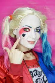 Harley quinn wig harley quinn ponytail wig pigtails wig pigtail wig ponytail wig blonde ponytail wig blonde pigtail wig cosplay wig. Harley Quinn Makeup Tutorial Step By Step Suicide Squad Makeup
