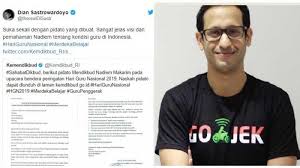 Sila layari www.astroawani.com untuk berita selanjutnya. Viral Pidato Mendikbud Nadiem Makarim Di Hari Guru Sampai Dian Sastro Kesenangan Apa Isinya Halaman All Tribun Jambi