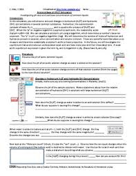 Ma'am first the bronsted base like ammonia abstract the proton and then complex formation take. Phet Acid Base Worksheets Teaching Resources Tpt