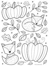 November Coloring Pages Packet by Mrs Arnolds Art Room | TPT