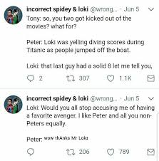 Peter Parker One Shots Low Key Sprayedwithcrab On Ao3 Marvel Jokes Loki Marvel Funny