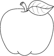 Dibujo Manzana Para Colorear