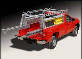 Pick Up Truck Ladder Rack W Truck Tool Boxes And Drawers System One Integrated Truck Equipment Aluminum Ladder Racks Truck Racks Van Racks Truck Tool Boxes