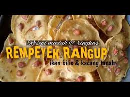 See tweets about #rempeyekkacangtanah on twitter. Rempeyek Rangup Ikan Bilis Kacang Tanah Resepi Org Kampung Youtube