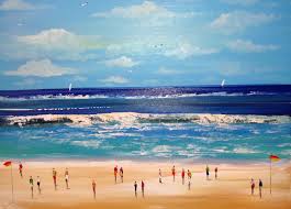 Draw your sunset in pencil. Acrylic Sunset Beach Scene Painting Allwallpaper