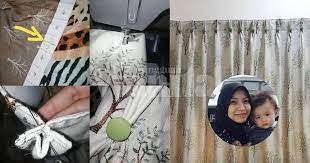 Setelah siap klb ini berhenti di belakang rumah seperti waktu langsir tadi. Tutorial Lengkap Jahit Langsir Stail Pinch Pleat Mudah Pasang Terletak Kemas Mingguan Wanita