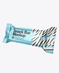 Download Two Matte Metallic Snack Bars Mockup In Flow Pack Mockups On Yellow Images Object Mockups PSD Mockup Templates