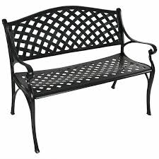 Alcott Hill Ismenia Checkered Outdoor Cast Aluminum Patio Garden Bench Reviews Wayfair Wooden Garden Benches Outdoor Garden Bench Outdoor Bench