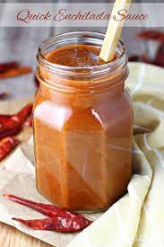Stir in the canned enchilada sauce, chicken broth and salt and pepper. Quick Red Enchilada Sauce Let S Dish Recipes