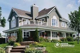 Plan De Maison Unifamiliale Oliveraie No 3873 Victorian House Plans Country Style House Plans Country House Plans