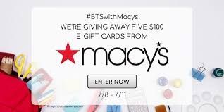 Macy's credit and customer service, po box 8113, mason, ohio 45040. Giveaway Enter To Win A 100 Macy S Gift Card 5 Winners Mystylespot