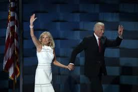 Express.co.uk compared both woman's outfit for their husband's first speech post election. Who Is Dr Jill Biden Joe Biden Wife Facts