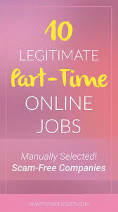 10 Part Time Online Jobs Start Making Money At Home Online Jobs Data Entry Jobs Make Money Today