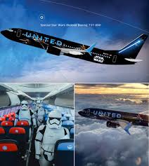 On all 738 flights (outside of micronesia) united airlines offers internet service. United Airlines Will Now Let You Book Flights On A Star Wars Themed Boeing 737 Techeblog