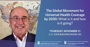 The Global Movement for Universal Health Coverage by 2030