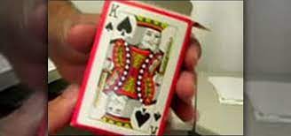Shin takes one of the cards and places it on terry's palm. How To Make A Deck Of Cards Disappear Card Tricks Wonderhowto