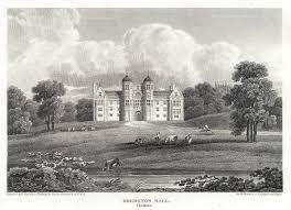It is built of brick, with octagonal towers standing on either side of the main entrance. Brereton Hall Alchetron The Free Social Encyclopedia
