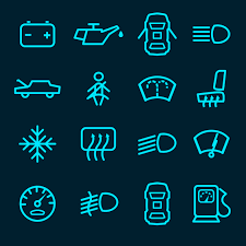 Contains gauges used to measure speed, distance traveled, etc. Auto Dashboard Symbole 444290 Vektor Kunst Bei Vecteezy