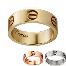 Cheap Replica Cartier Love Band Three Colors Available For Sale Thick 18k Pink Yellow White Gold Plated On Ster Cartier Love Ring Love Ring Cartier Love Band